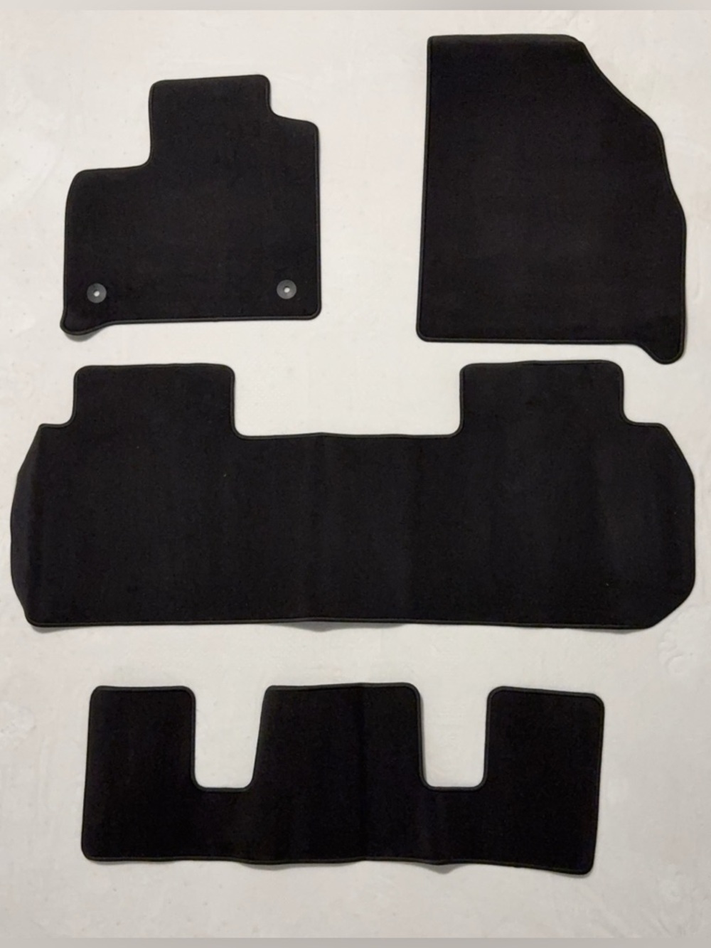 OEM GM All Weather Floor Mats Black Front & Rear Set 84214710